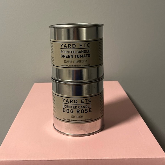 yard etc scented candle Brand New Sealed Can Tin 2 dents - Picture 2 of 3